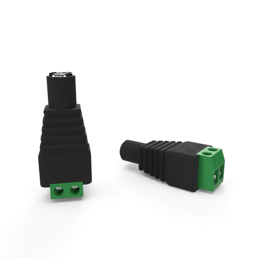 Screw-Terminal DC Power Connector — Female (5.5/2.1 mm)