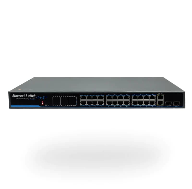 D-Link PoE Switch — 24 GB LAN + 4 GB SFP